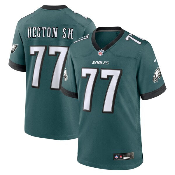 Mekhi Becton Sr.?Philadelphia Eagles Nike Game Jersey - Midnight Green