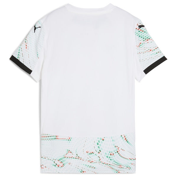 Portugal National Team Puma Women's 2025 Away Replica Jersey - White/Red - Image 4