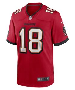 Alternative view of Rakim Jarrett Tampa Bay Buccaneers Nike  Game Jersey -  Red