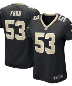 Alternative view of Jaylan Ford New Orleans Saints Nike Women's  Game Jersey -  Black
