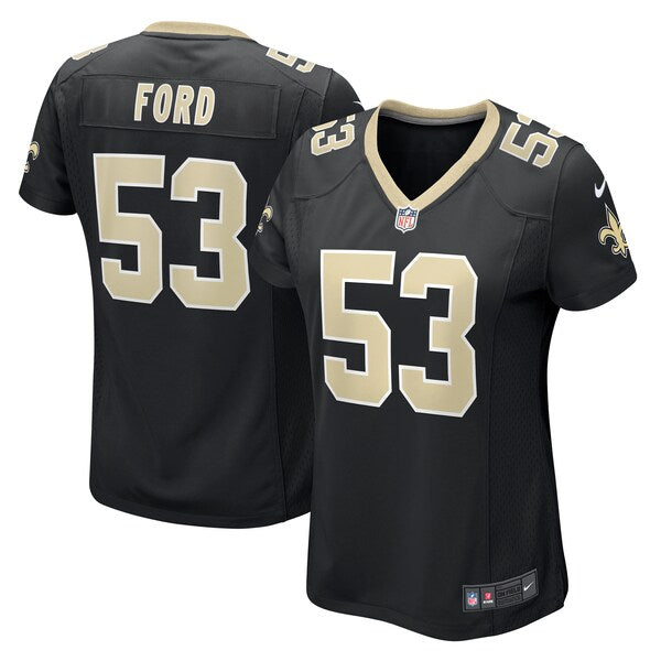 Jaylan Ford New Orleans Saints Nike Women's Game Jersey - Black - Image 2