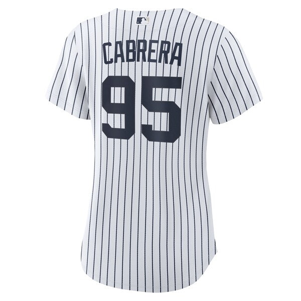 Oswaldo Cabrera New York Yankees Nike Women's Home Replica Jersey - White - Image 3