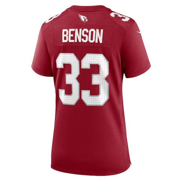 Trey Benson Arizona Cardinals Nike Women's Game Jersey - Cardinal - Image 4