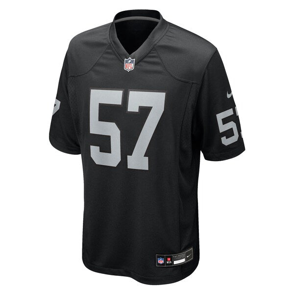Germaine Pratt Las Vegas Raiders Nike Team Game Jersey - Black - Image 2