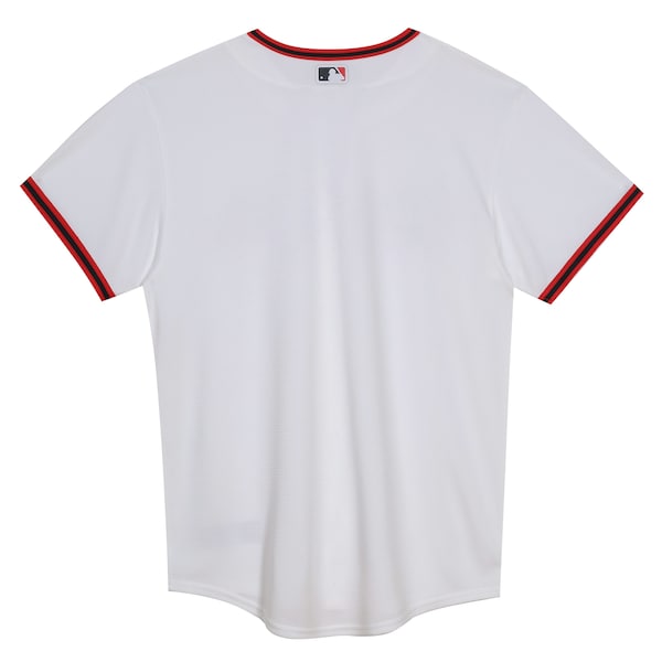 Cleveland Guardians Nike Preschool Home Blank Replica Jersey - White - Image 3