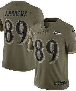Mark Andrews Baltimore Ravens Nike 2022 Salute To Service Limited Jersey - Olive