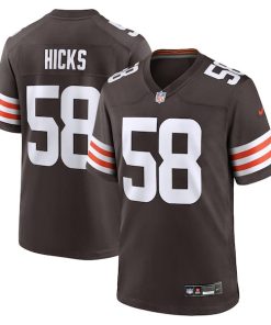 Jordan Hicks Cleveland Browns Nike  Game Jersey -  Brown