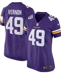 Seth Vernon Minnesota Vikings Nike Women's Game Jersey -  Purple