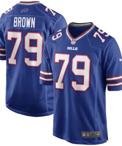 Ruben Brown Buffalo Bills Nike Game Retired Player Jersey - Royal
