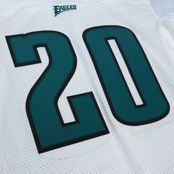 Brian Dawkins Philadelphia Eagles 1996 Authentic Throwback Retired Player Jersey - White/Black - Image 6