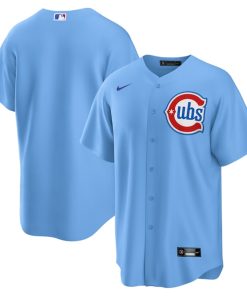 Chicago Cubs Nike 2nd Alternate Replica 2.0 Jersey - Light Blue
