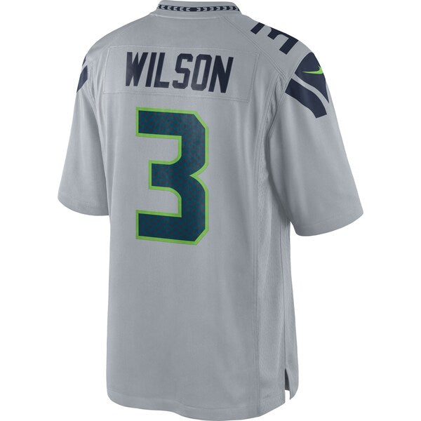 Russell Wilson Seattle Seahawks Nike Alternate Limited Jersey - Gray - Image 4