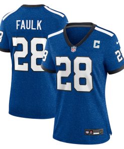 Marshall Faulk Indianapolis Colts Nike Women's Indiana Nights Alternate Game Jersey - Royal