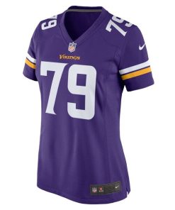 Alternative view of Tyrese Robinson Minnesota Vikings Nike Women's Team Game Jersey -  Purple