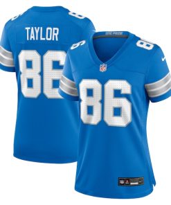 Malik Taylor Detroit Lions Nike Women's Team Game Jersey -  Blue