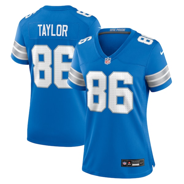Malik Taylor Detroit Lions Nike Women's Team Game Jersey - Blue