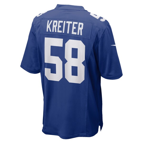 Casey Kreiter New York Giants Nike Game Jersey - Royal - Image 3