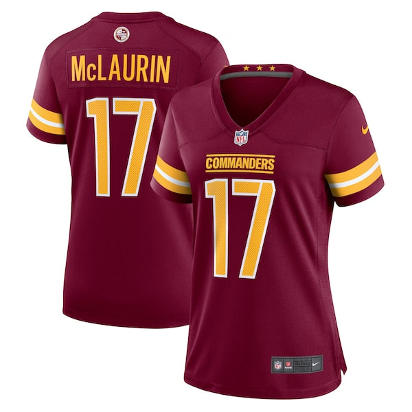 Terry McLaurin Washington Commanders Nike Women's Game Jersey - Burgundy/Black/White - Image 2