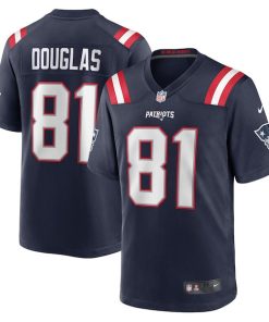 Demario Douglas New England Patriots Nike  Game Jersey -  Navy