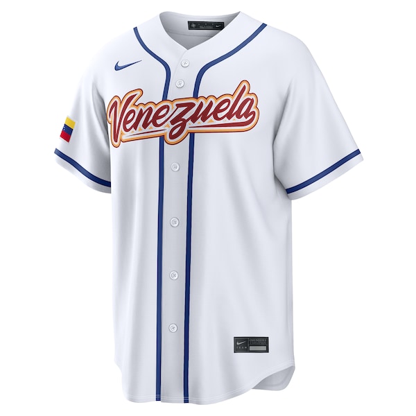 Venezuela Baseball Nike 2026 World Baseball Classic Home Pick-A-Player Jersey - White - Image 2