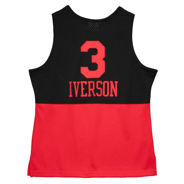 Allen Iverson Philadelphia 76ers 2003/04 Hardwood Classics Reload 2.0 Swingman Jersey - Black - Image 3