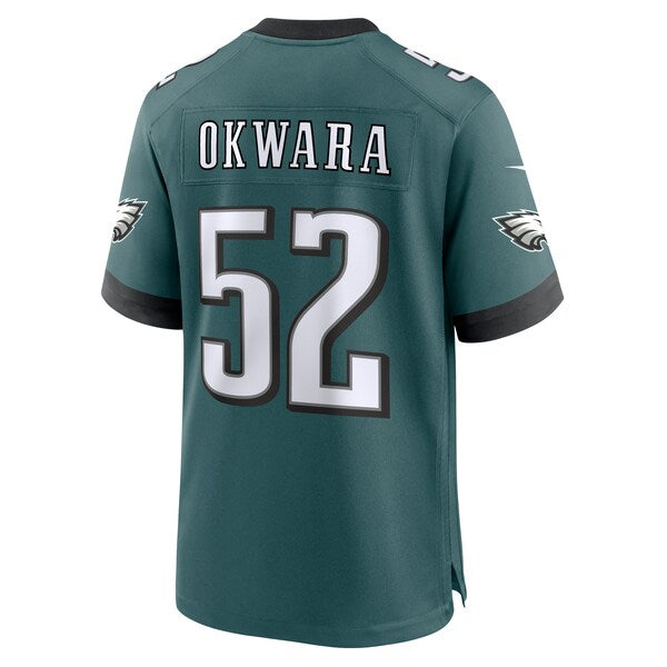 Julian Okwara Philadelphia Eagles Nike Game Jersey - Midnight Green - Image 3