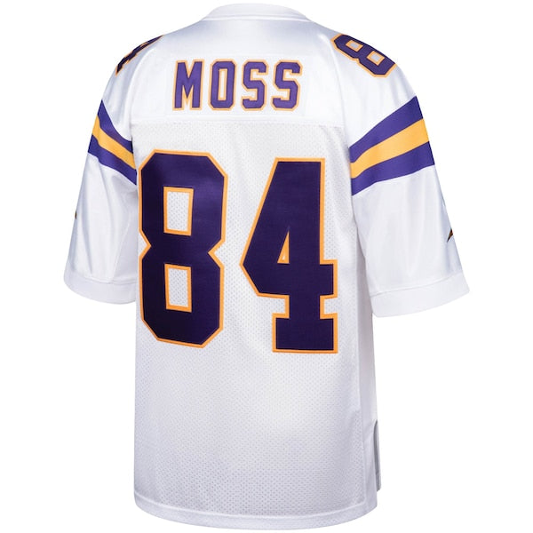 Randy Moss Minnesota Vikings 2000 Authentic Throwback Retired Player Jersey - White - Image 3