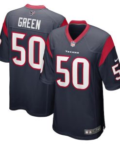 Kendrick Green Houston Texans Nike Team Game Jersey -  Navy