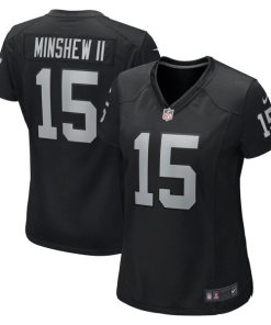 Alternative view of Gardner Minshew II Las Vegas Raiders Nike Women's  Game Jersey -  Black