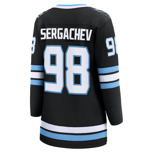 Mikhail Sergachev Utah Mammoth Women's Home Breakaway Player Jersey - Black - Image 3