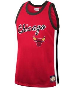 Alternative view of Chicago Bulls  Hardwood Classics Team Heritage Fashion Jersey - Red