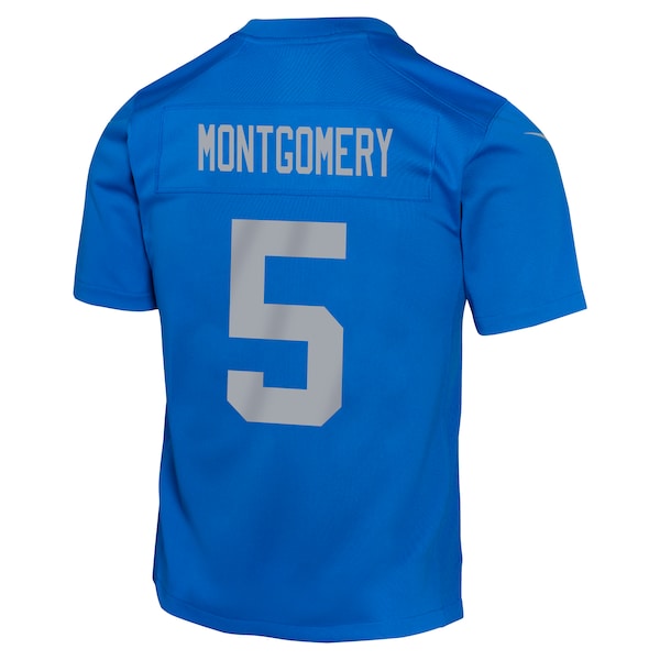 David Montgomery Detroit Lions Nike Youth Alternate Player Game Jersey - Blue - Image 3