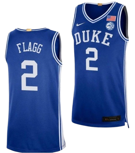 Cooper Flagg Duke Blue Devils #2 Basketball Jersey - Blue