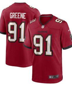 Mike Greene Tampa Bay Buccaneers Nike Game Player Jersey - Red