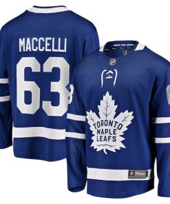 Matias Maccelli Toronto Maple Leafs  Home Breakaway Jersey - Blue