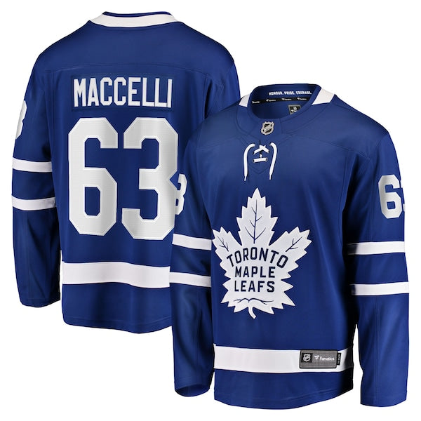 Matias Maccelli Toronto Maple Leafs Home Breakaway Jersey - Blue