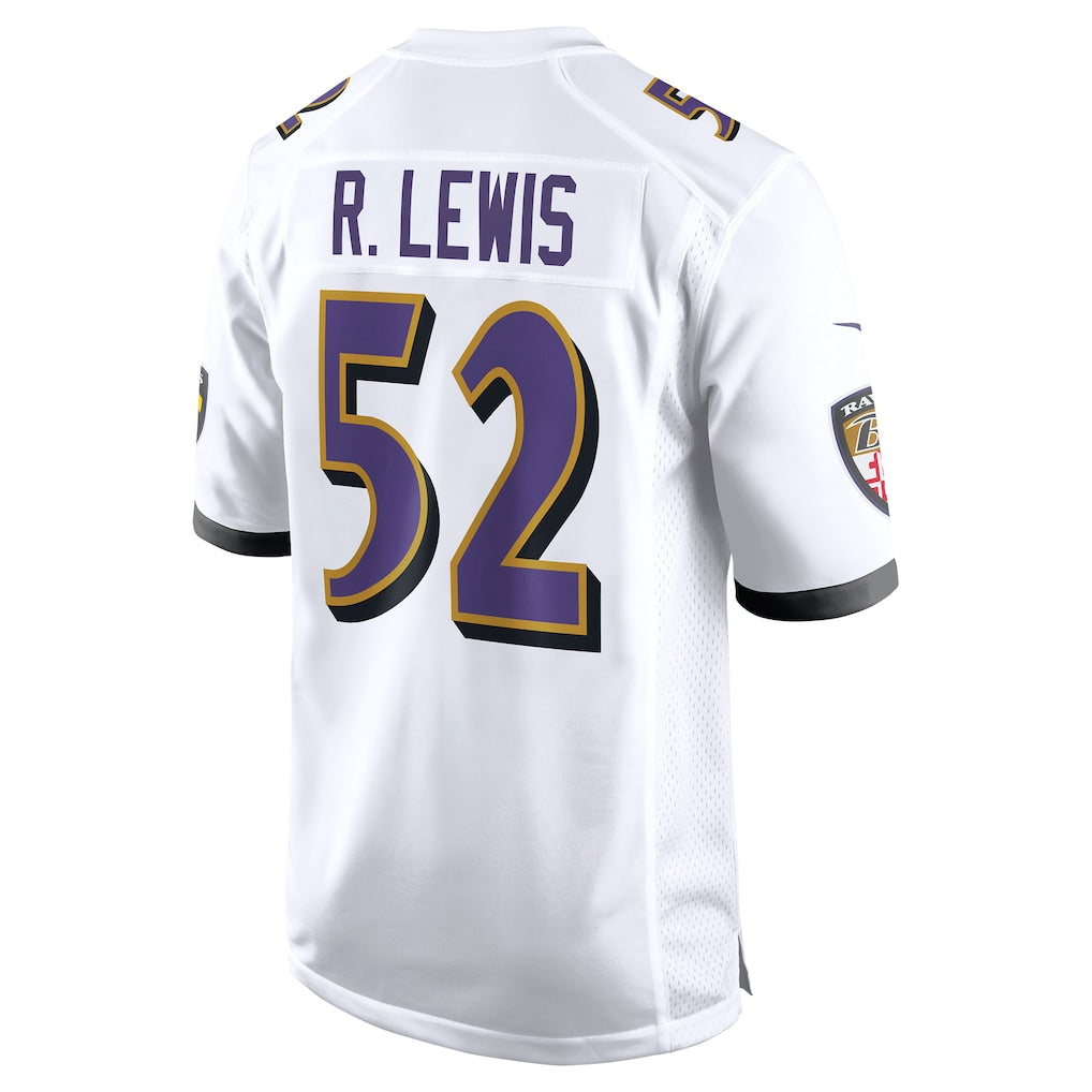 Ray Lewis Baltimore Ravens Nike Retired Player Jersey - White - Image 3