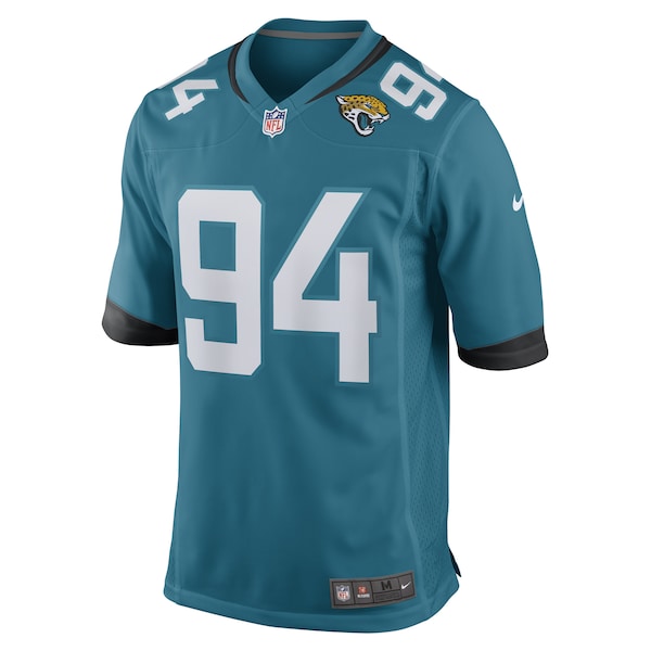 Folorunso Fatukasi Jacksonville Jaguars Nike Game Player Jersey - Teal - Image 2