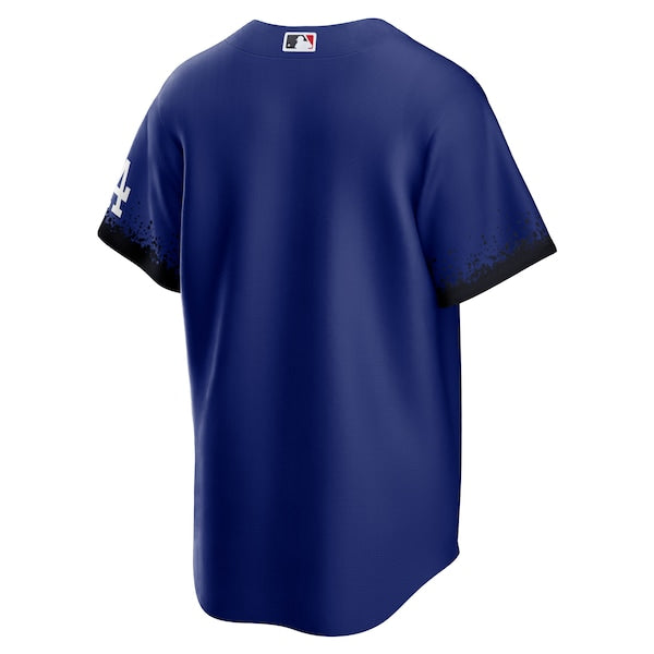 Los Angeles Dodgers Nike City Connect Replica Jersey - Royal - Image 3