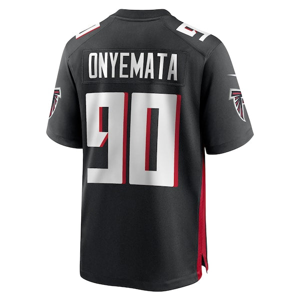 David Onyemata Atlanta Falcons Nike Game Player Jersey - Black - Image 3