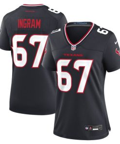 Ed Ingram Houston Texans Nike Women's Team Game Jersey -  Navy