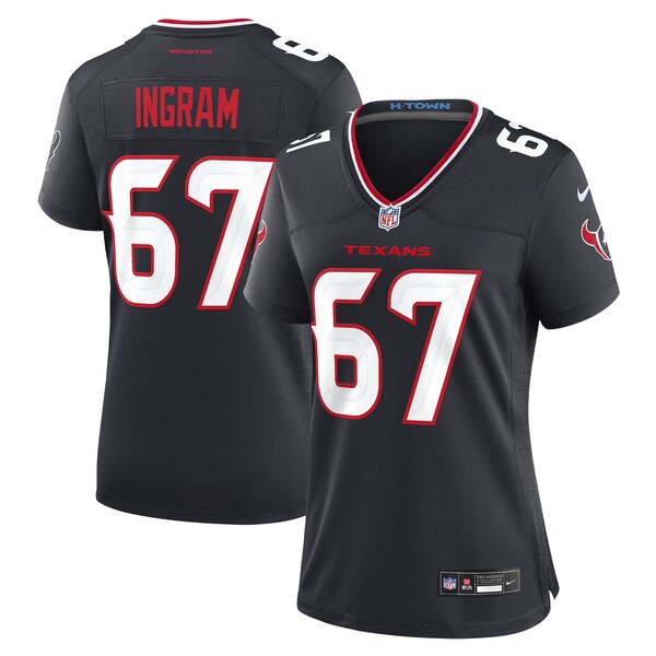 Ed Ingram Houston Texans Nike Women's Team Game Jersey - Navy