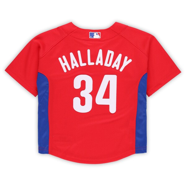Roy Halladay Philadelphia Phillies Toddler Cooperstown Collection?Mesh Batting Practice Jersey - Red - Image 3