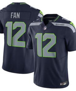 12th Fan Seattle Seahawks Nike Vapor F.U.S.E. Limited Jersey - Navy