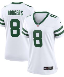 Aaron Rodgers New York Jets Nike Women's Legacy Player Game Jersey - White