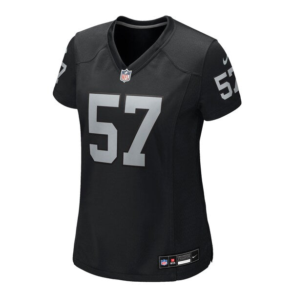 Germaine Pratt Las Vegas Raiders Nike Women's Team Game Jersey - Black - Image 2
