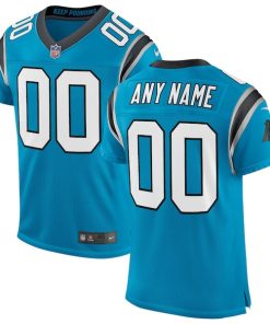 Carolina Panthers Nike Classic Elite Custom Jersey - Blue