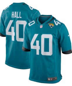 Tyler Hall Jacksonville Jaguars Nike Team Game Jersey -  Teal