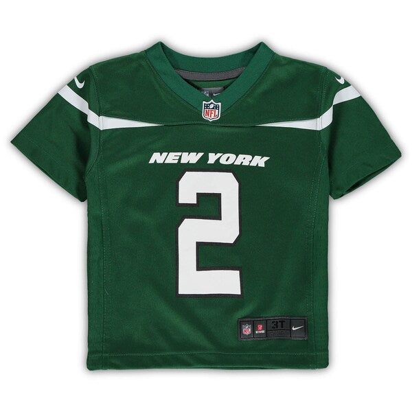 Zach Wilson New York Jets Nike Toddler Game Jersey - Green - Image 2