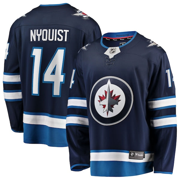 Gustav Nyquist Winnipeg Jets Home Breakaway Jersey - Navy